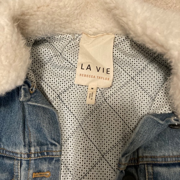 Rebecca taylor jean faux fur jacket - Picture 7 of 12